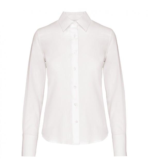 le tailleur vente en ligne vetements restauration hotellerie chemise manches longues sans repassage femme k538 k538 front