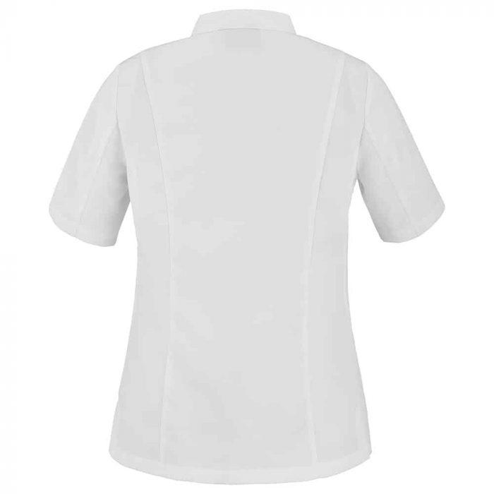 le tailleur vente en ligne vetements restauration hotellerie veste de cuisine femme manches courtes cristal 34 blanc cristal 3 2crtfmc8