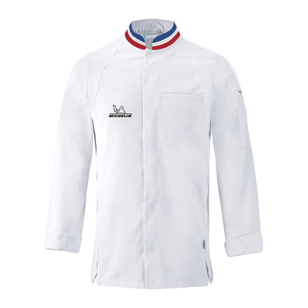 MISEMIYA Veste Chef Cuisinier Homme - Uniforme Hôtellerie 65% Polyester/35% Coton