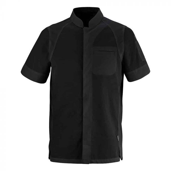 le tailleur vente en ligne vetements restauration hotellerie veste de cuisine homme manches courtes basil basil 1 2bslcpmc110 v1